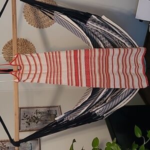 Striped Crochet Maxi Dress